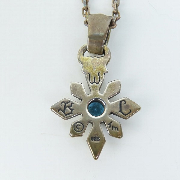 実際に弊社で買取させて頂いたBILL WALL LEATHER/BWL/ビルウォールレザー ミッドスターチャーム ペンダント w/ストーンの画像 2枚目