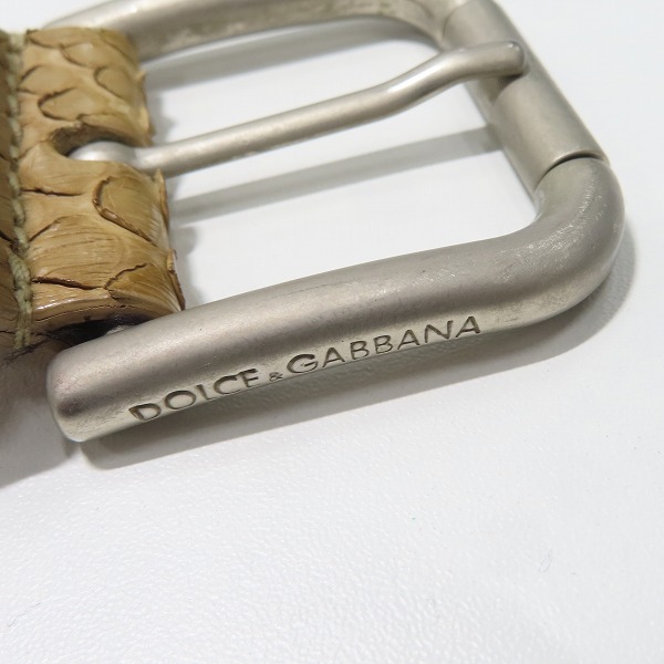 実際に弊社で買取させて頂いたDOLCE&GABBANA/ドルチェ&ガッバーナ ベルト カモフラ 迷彩 95-48の画像 8枚目