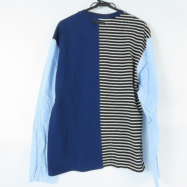 実際に弊社で買取させて頂いたMARNI/マルニ 20AW/切替ロングスリーブシャツドッキングカットソー HUMU0181Q0 STJ308/46の画像 1枚目