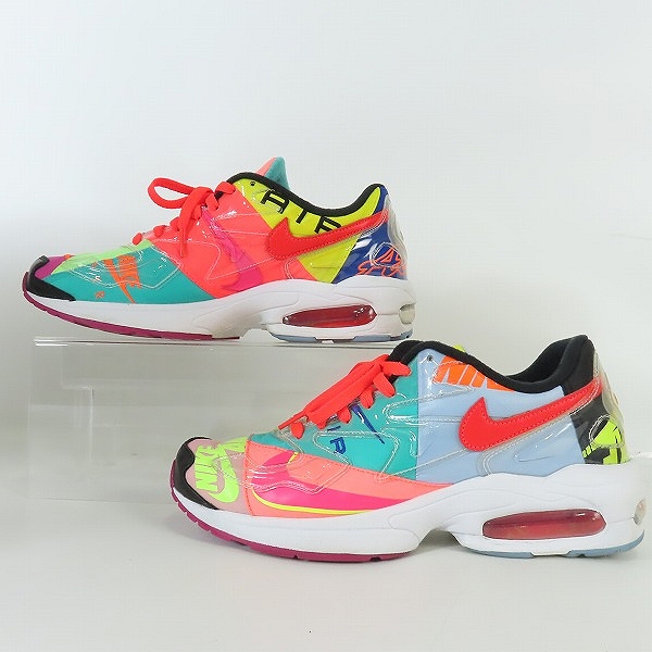実際に弊社で買取させて頂いたNIKE×ATMOS/ナイキ×アトモス AIR MAX2 LIGHT QS/エア マックス2 ライト クイックストライク BV7406-001/27.5の画像 3枚目
