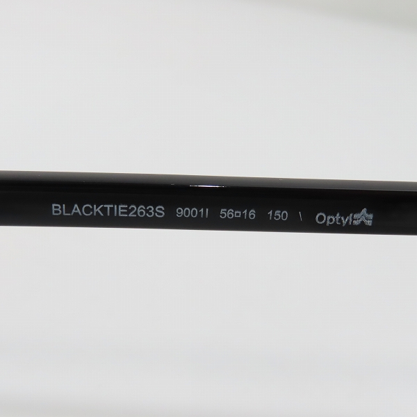 実際に弊社で買取させて頂いたDIOR HOMME/ディオールオム サングラス/アイウェア BLACKTIE263S 9001Iの画像 7枚目