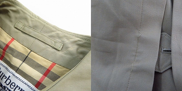 実際に弊社で買取させて頂いた【難あり】Burberrys /バーバリーズ トレンチコート 裏地ノバチェック FD082-039-41 Mの画像 9枚目