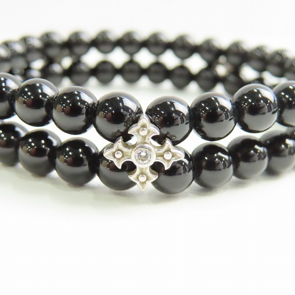 実際に弊社で買取させて頂いたLoree Rodkin/ローリーロドキン他 18K/K18WG×ダイヤモンド×ビーズ クロスブレスレット 2点セットの画像 3枚目