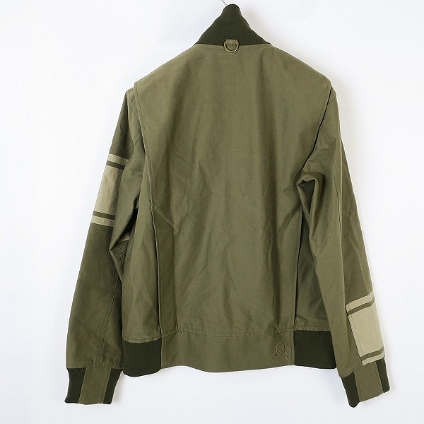 実際に弊社で買取させて頂いたmastermind JAPAN/マスターマインドジャパン スカル刺繍/袖ライン/裏地総柄 ミリタリージャケットの画像 1枚目