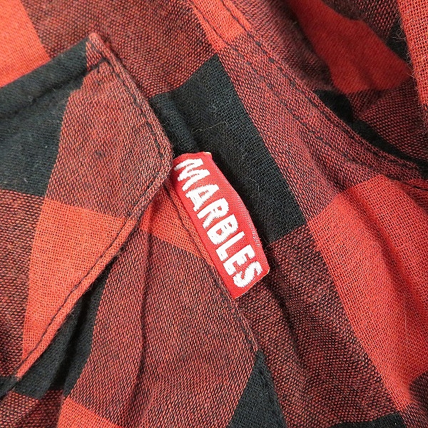 実際に弊社で買取させて頂いたMARBLES/マーブルズ 長袖チェックシャツ 38の画像 3枚目