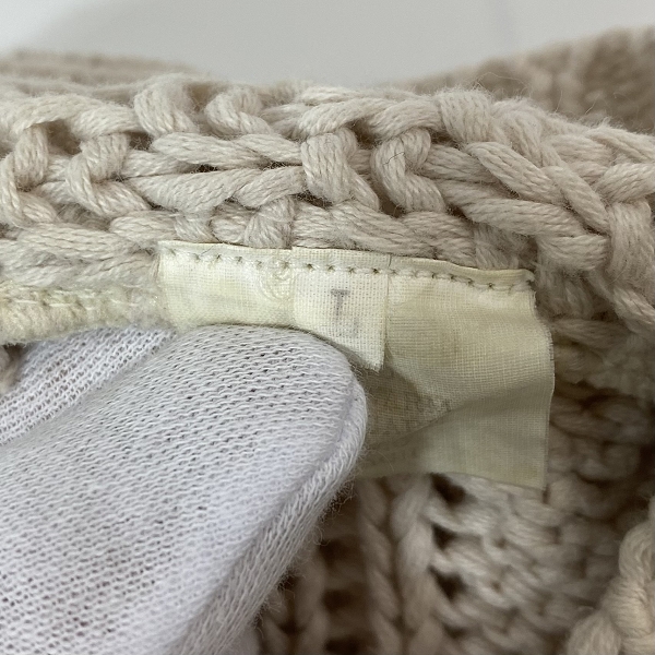 実際に弊社で買取させて頂いたGOODENOUGH/グッドイナフ フィッシャーマン ニット プルオーバーパーカー/Lの画像 4枚目