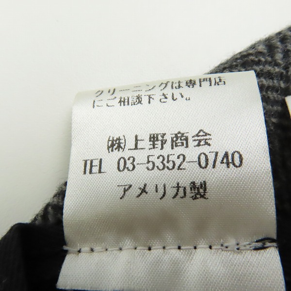 実際に弊社で買取させて頂いたSCHOTT BROS/ショットブロス SCHOTT ウールハンチングキャップ/Lの画像 8枚目