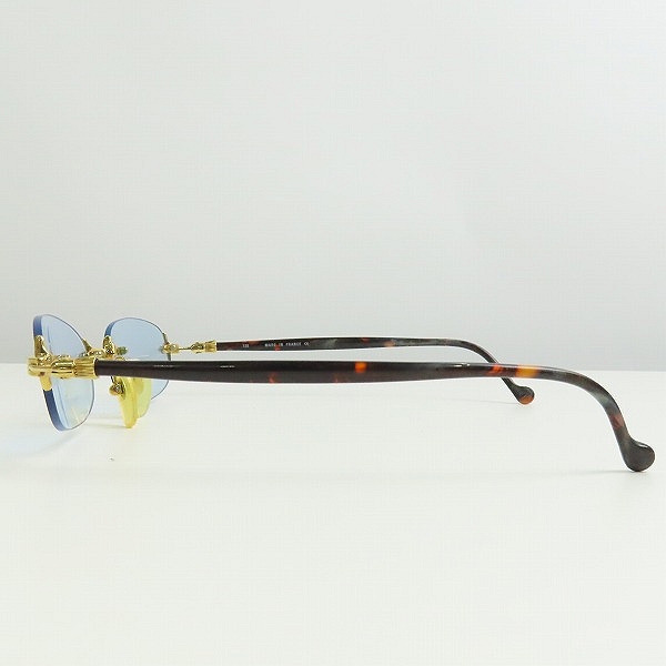 実際に弊社で買取させて頂いたALFRED DUNHILL/アルフレッド ダンヒル 度なし サングラス/アイウェア リムレスフレーム の画像 2枚目