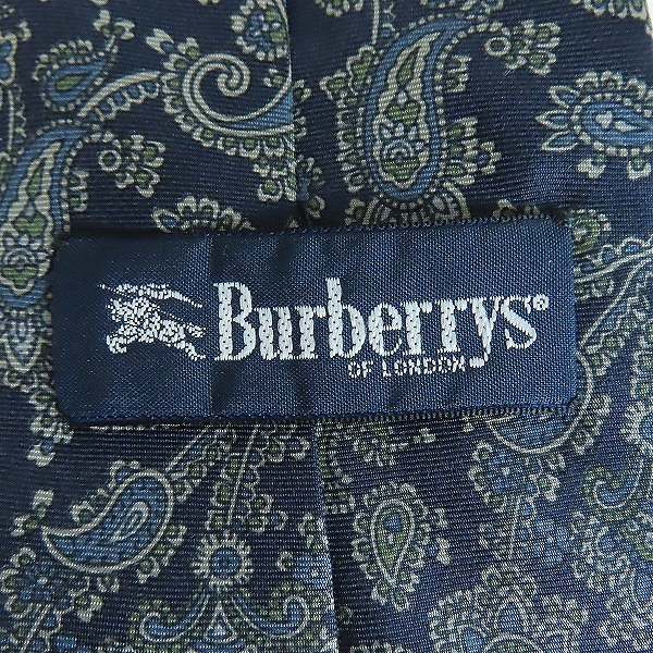 実際に弊社で買取させて頂いたBurberrys/バーバリーズ ネクタイ ペイズリー柄 の画像 4枚目