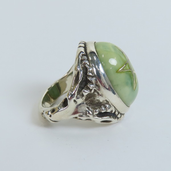 実際に弊社で買取させて頂いた【ギャラ付】ALEX STREETER/アレックスストリーター SPストーン ラリマー エンジェルハート リング/17号の画像 3枚目