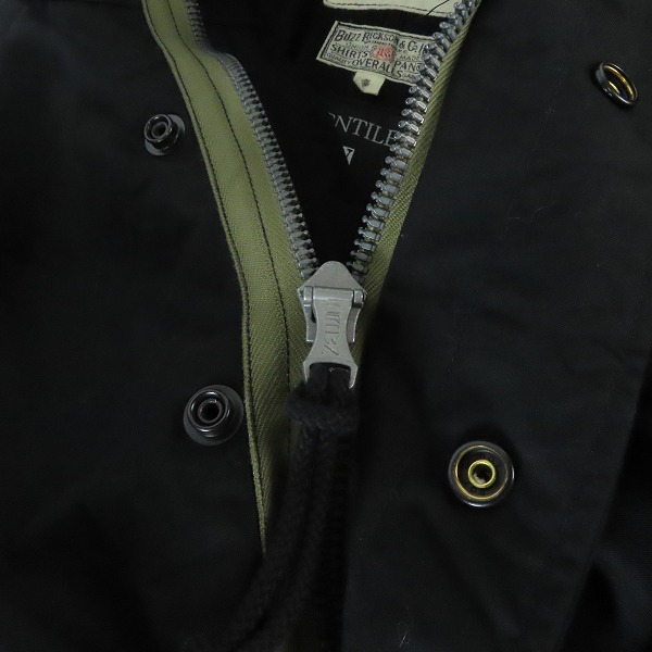 実際に弊社で買取させて頂いたBUZZ RICKSON'S×fennica/バズリクソンズ×フェニカ 別注 M-48 フィッシュテールパーカー モッズコート BR14799FE Sの画像 7枚目