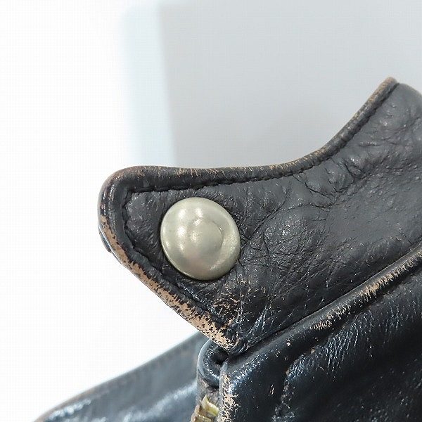 実際に弊社で買取させて頂いたBUCO/ブコ REAL McCOY'S/リアルマッコイズ J-57 HORSEHIDE/ホースハイド シングルライダースジャケット/40の画像 7枚目
