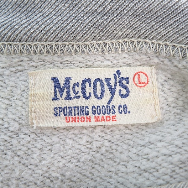 実際に弊社で買取させて頂いたTHE REAL McCOY'S/ザ リアルマッコイズ SPORTING GOODS 全面Vガゼット AIR CORPS スウェット /Lの画像 2枚目