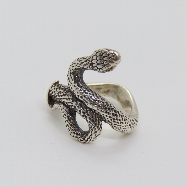 実際に弊社で買取させて頂いたCRAZY PIG/クレイジーピッグ BOOMSLANG SNAKE RING/スネークリング 15.5-16.5号