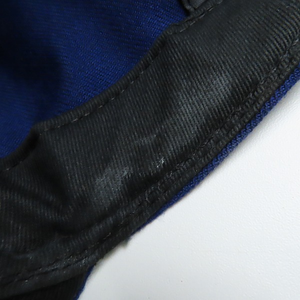実際に弊社で買取させて頂いたNEW ERA×BACK CHANNEL/ニューエラ×バックチャンネル ロゴ刺繍 ブルー キャップ/帽子の画像 8枚目