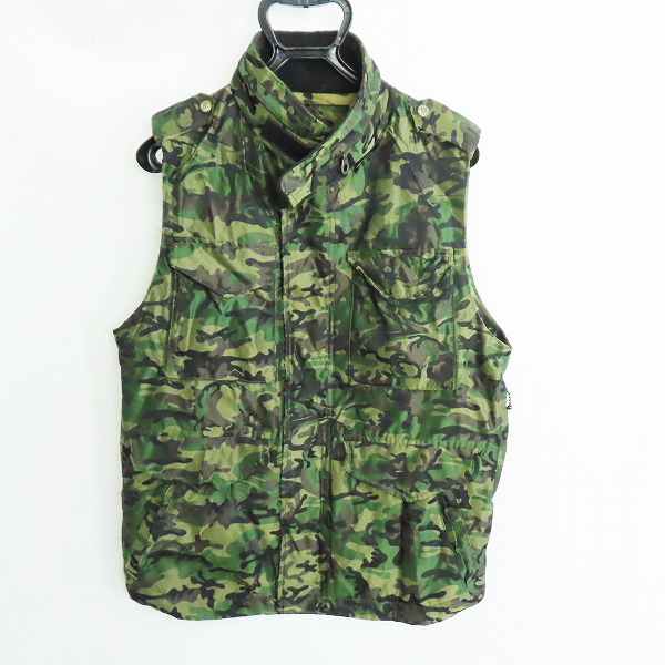 実際に弊社で買取させて頂いたmastermind JAPAN/マスターマインドジャパン カモフラ wind stopper ミリタリーベスト MW-VE05-60/M