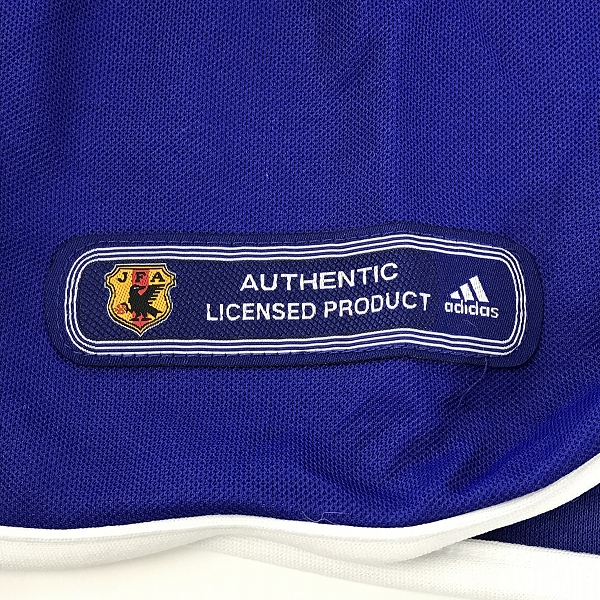 日本製 2001 adidas 日本代表 ユニフォーム アディダス アディダス 2001年 サッカー日本代表 ユニフォーム【M】半袖 青