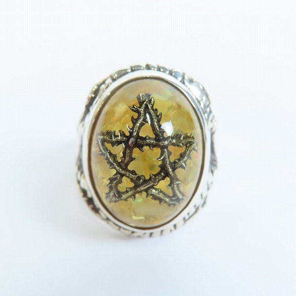 実際に弊社で買取させて頂いた【ギャラ付】ALEX STREETER/アレックスストリーター 2019年限定 オパールファイア エンジェルハートリングw/ソーンスター/19号の画像 1枚目