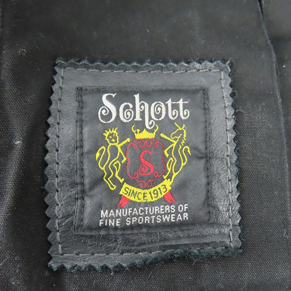 実際に弊社で買取させて頂いたSchott/ショット スカル 2WAY ボストンバッグ/ショルダーバッグの画像 4枚目