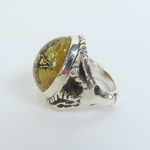 実際に弊社で買取させて頂いた【ギャラ付】ALEX STREETER/アレックスストリーター 2019年限定 オパールファイア エンジェルハートリングw/ソーンスター/19号の画像 2枚目