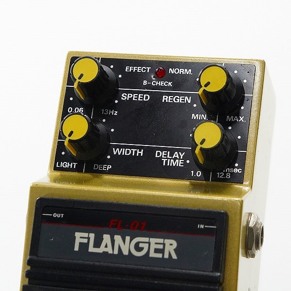 実際に弊社で買取させて頂いたMAXON/マクソン FL-01 FLANGER フランジャー エフェクター 動作確認済みの画像 5枚目