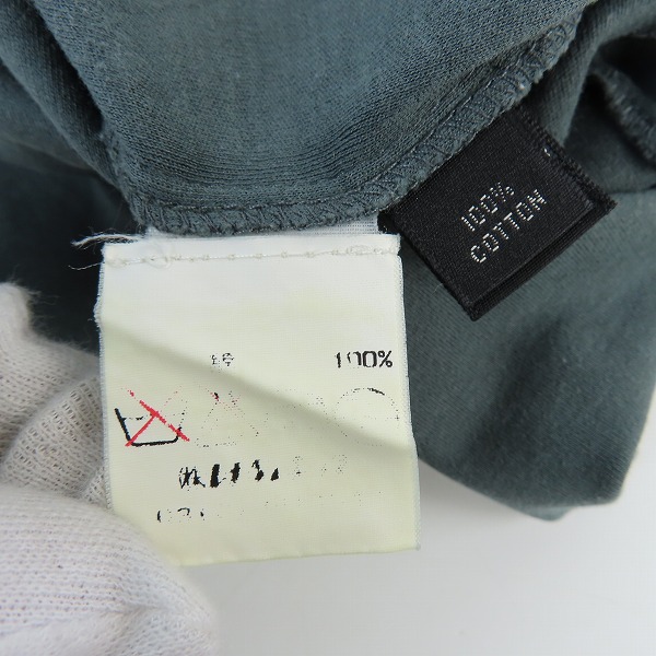 実際に弊社で買取させて頂いたMARC JACOBS/マークジェイコブス 丸首 無地半袖Tシャツ グレー Sの画像 3枚目