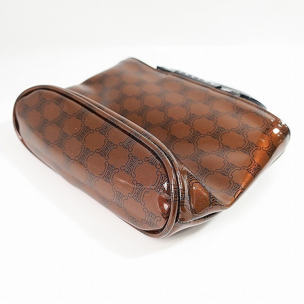 実際に弊社で買取させて頂いたCELINE/セリーヌ エナメル ポーチ/ハンドバッグの画像 2枚目