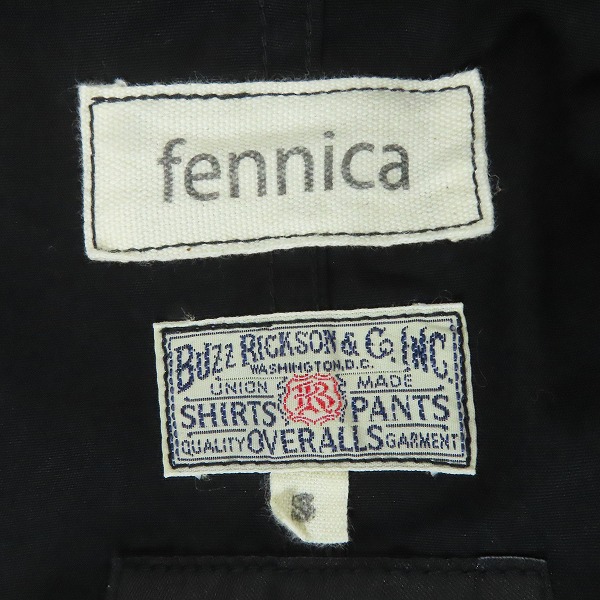 実際に弊社で買取させて頂いたBUZZ RICKSON'S×fennica/バズリクソンズ×フェニカ 別注 M-48 フィッシュテールパーカー モッズコート BR14799FE Sの画像 2枚目