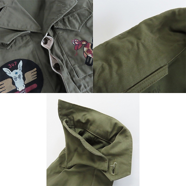 実際に弊社で買取させて頂いたBuzz Rickson's/バズリクソンズ M-1943フィールドジャケット BR15186/40Rの画像 8枚目