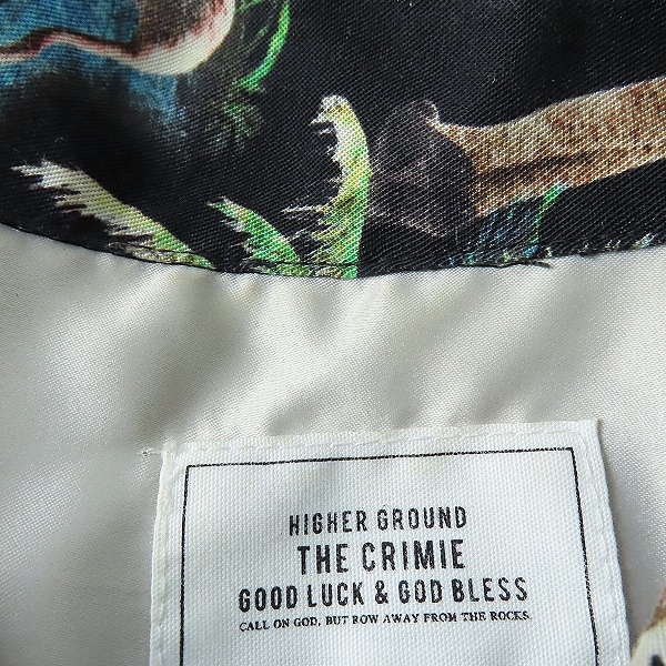 実際に弊社で買取させて頂いたTHE CRIMIE/クライミー バニーガール 長袖 オープンカラーシャツ/アロハシャツ Sの画像 5枚目