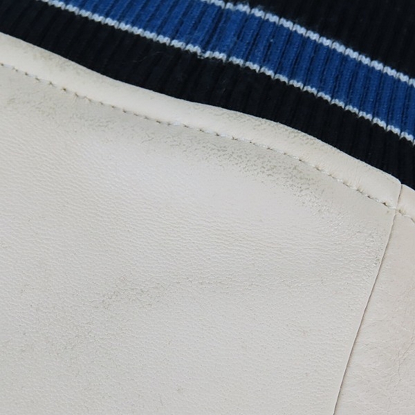 実際に弊社で買取させて頂いたhugo boss/ヒューゴボス iconic outerwear varsity jacket 袖レザー切替バーシティジャケット/スタジャン 52の画像 5枚目