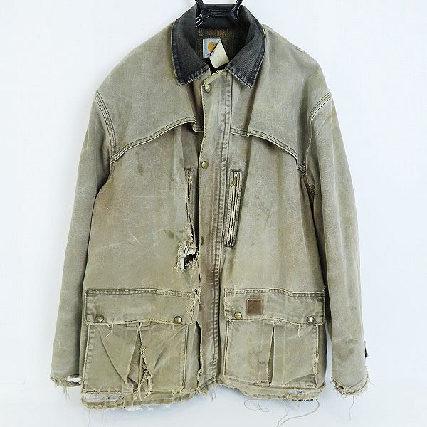 実際に弊社で買取させて頂いた【難有り】Carhartt/カーハート 80s～90s Duster Blanket Lined work jacket Detroit/デトロイトジャケット