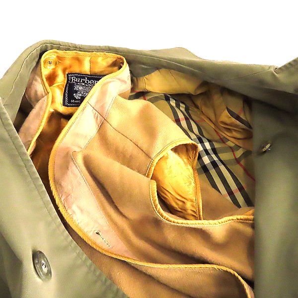 実際に弊社で買取させて頂いたBurberrys/バーバリーズ 裏地ノバチェック ライナー付き ステンカラーコートの画像 2枚目