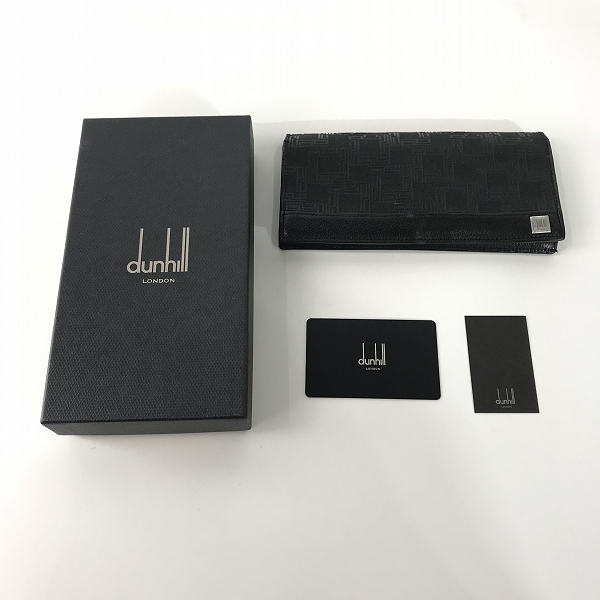 実際に弊社で買取させて頂いたDUNHILL/ダンヒル 二つ折り 長財布/長札入れの画像 9枚目