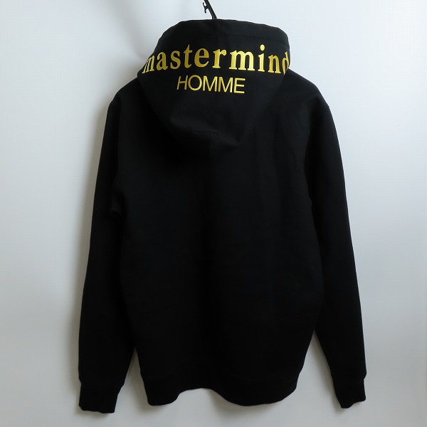 実際に弊社で買取させて頂いたmastermind HOMME×A-GIRL'S/マスターマインド×エイガールズ ゴールドロゴプリントパーカー 15AWMM-SW87-05/Lの画像 1枚目