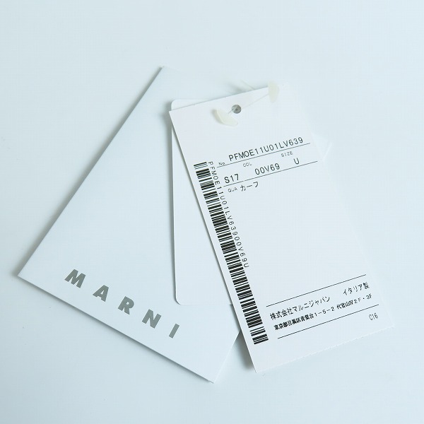 実際に弊社で買取させて頂いたMARNI/マルニ イタリア製 カーフレザーラウンドジップウォレット PFMOE11U01 LV639の画像 6枚目