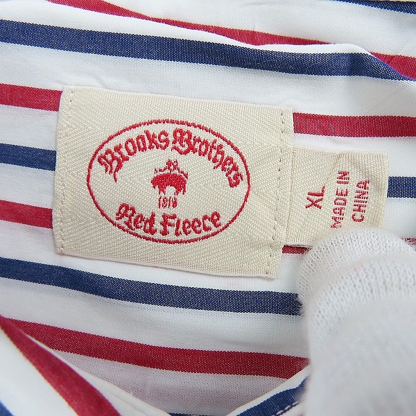実際に弊社で買取させて頂いたBrooks Brothers/ブルックスブラザーズ ストライプ長袖シャツ XLの画像 2枚目