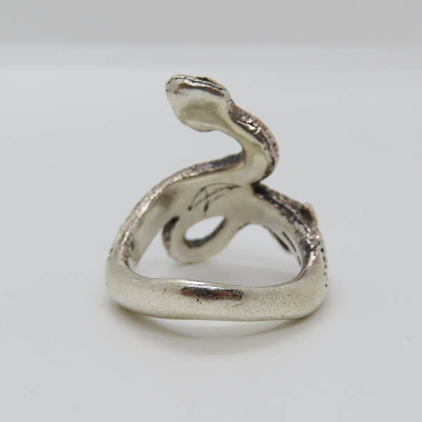 実際に弊社で買取させて頂いたCRAZY PIG/クレイジーピッグ BOOMSLANG SNAKE RING/スネークリング 15.5-16.5号の画像 3枚目