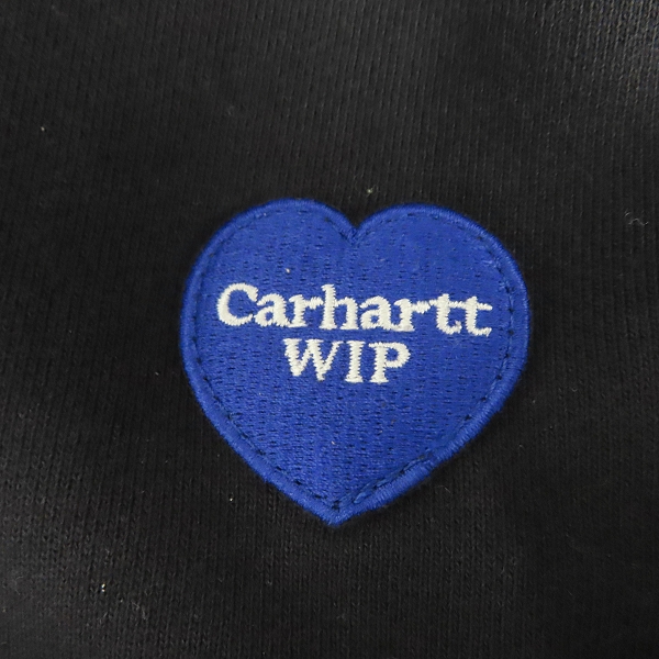 実際に弊社で買取させて頂いたCarhartt/カーハート HOODED HEART PATCH SWEATSHIRT/ハート パッチ パーカー I032450/Lの画像 6枚目
