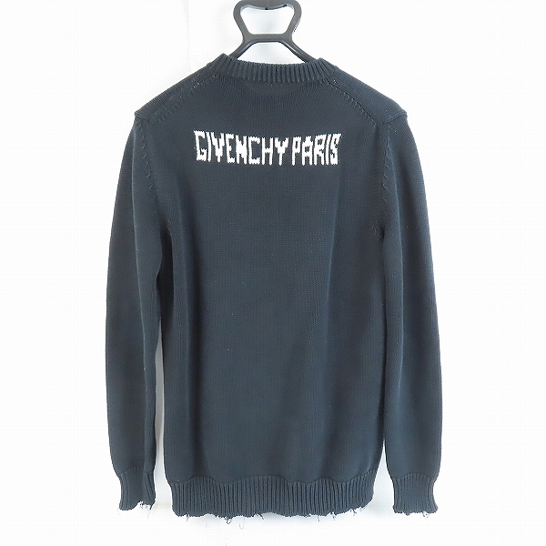 実際に弊社で買取させて頂いた 【JPタグ】GIVENCHY/ジバンシィ 19SS 4G PULLOVER ロゴ ダメージ加工ニット BM904U4Y0A/Sの画像 1枚目