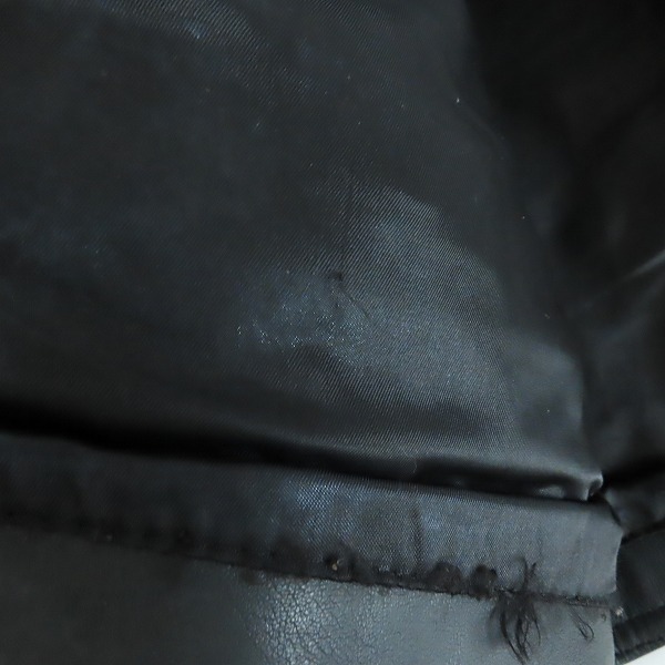 実際に弊社で買取させて頂いたHARLEY-DAVIDSON/ハーレーダビッドソン レザーベスト/ブラック Mの画像 6枚目