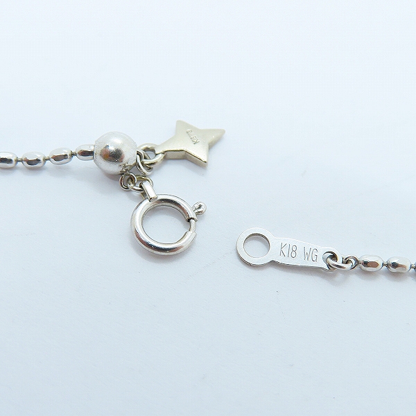 実際に弊社で買取させて頂いたBloody Mary/ブラッディマリー K18WG/ホワイトゴールド チェーンネックレス の画像 2枚目