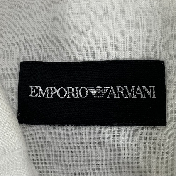 実際に弊社で買取させて頂いたEMPORIO ARMANI/エンポリオアルマーニ ワンポイントロゴ 半袖シャツ/Sの画像 2枚目