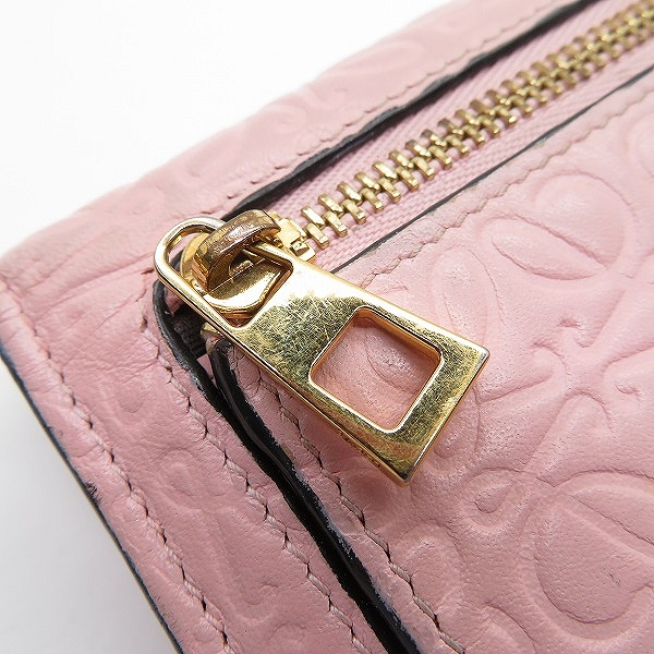 実際に弊社で買取させて頂いたLOEWE/ロエベ リピート アナグラム 二つ折り長財布の画像 9枚目