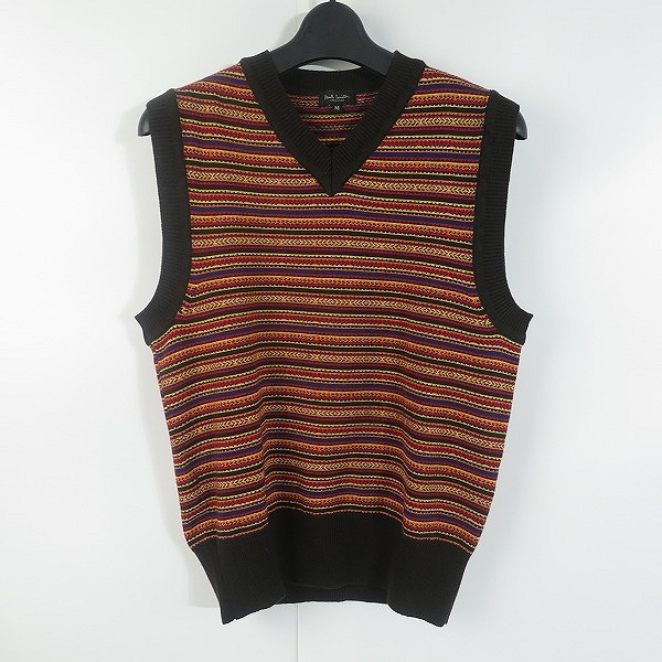 実際に弊社で買取させて頂いたPaul Smith/ポールスミス ニットベスト 総柄 M