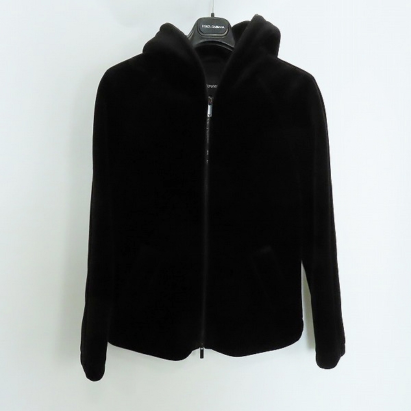 実際に弊社で買取させて頂いた【JPタグ】GIORGIO ARMANI/ジョルジオアルマーニ ベロアジップ フードパーカー Z1R330 Z1388/46