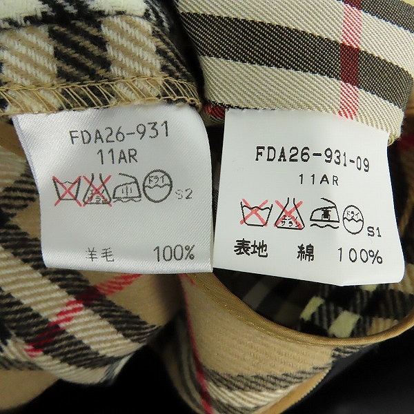 実際に弊社で買取させて頂いたBurberry's/バーバリー ノバチェック ライナー付 トレンチコート/11ARの画像 3枚目