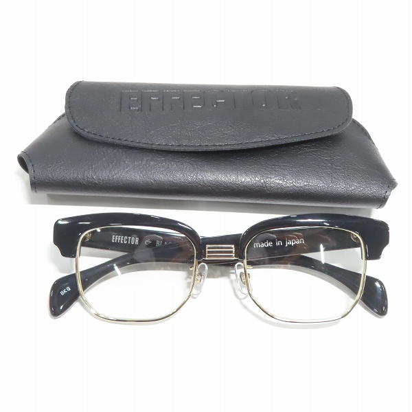 実際に弊社で買取させて頂いたEFFECTOR×BLACK SIGN/エフェクター×ブラックサイン PROVIDENCE/プロヴィデンス メガネフレーム/アイウェアの画像 9枚目