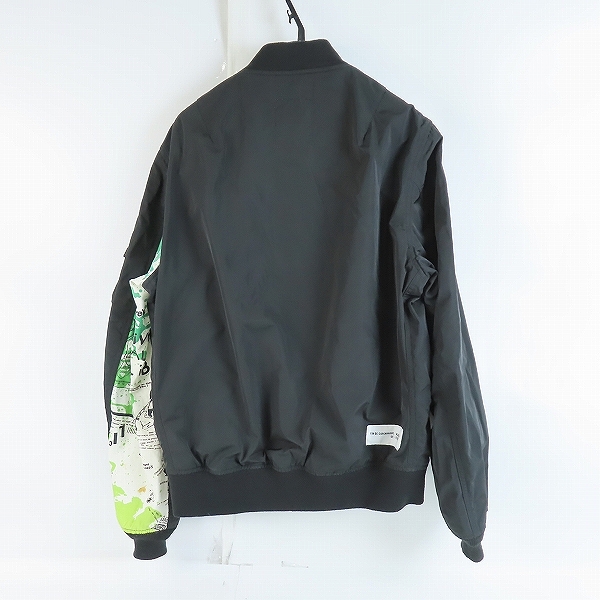 実際に弊社で買取させて頂いたuniform experiment/ユニフォームエクスペリメント ASGER JORN ALPHA MA-1 JACKET/フライトジャケット UE-210000/3の画像 1枚目