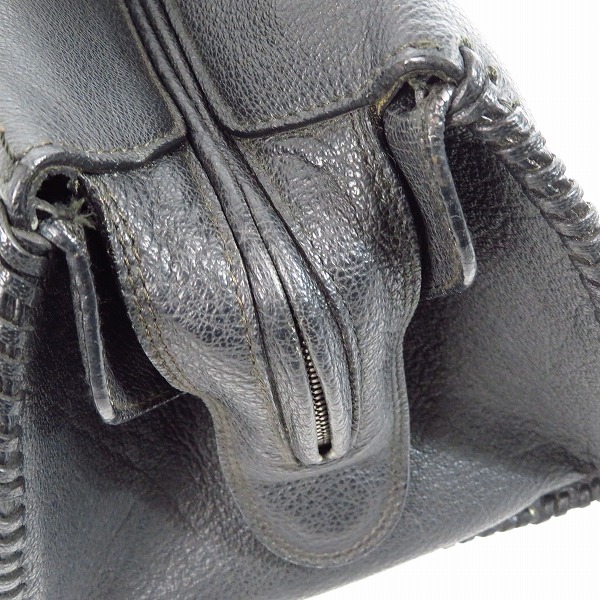 実際に弊社で買取させて頂いたGIORGIO ARMANI/ジョルジオアルマーニ レザーハンドバッグの画像 9枚目